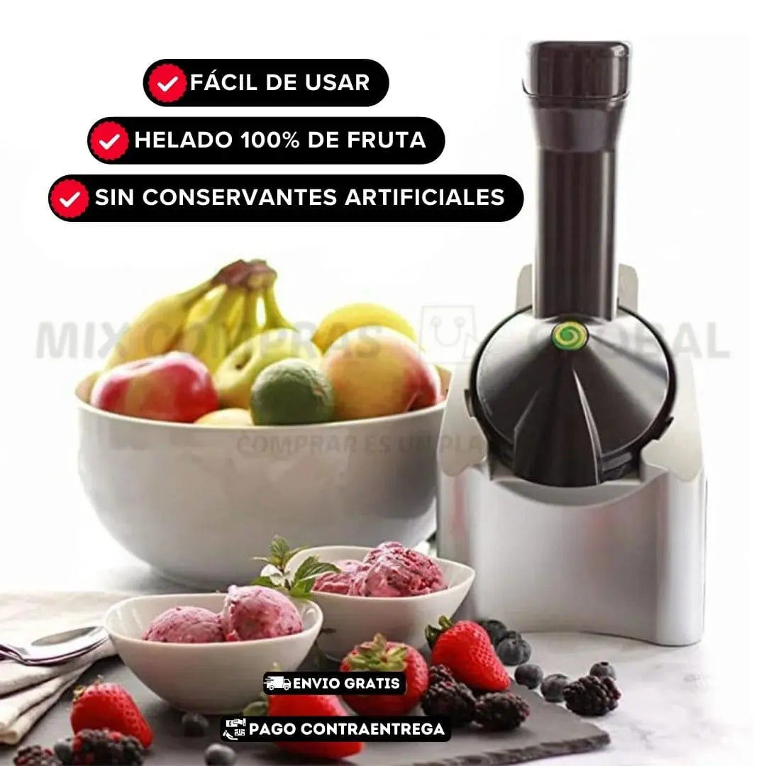 ICECREAM ®️ MAQUINA PARA HACER HELADO 🍨 100% DE FRUTA ➕ E-book con Recetas de Postres Gratis