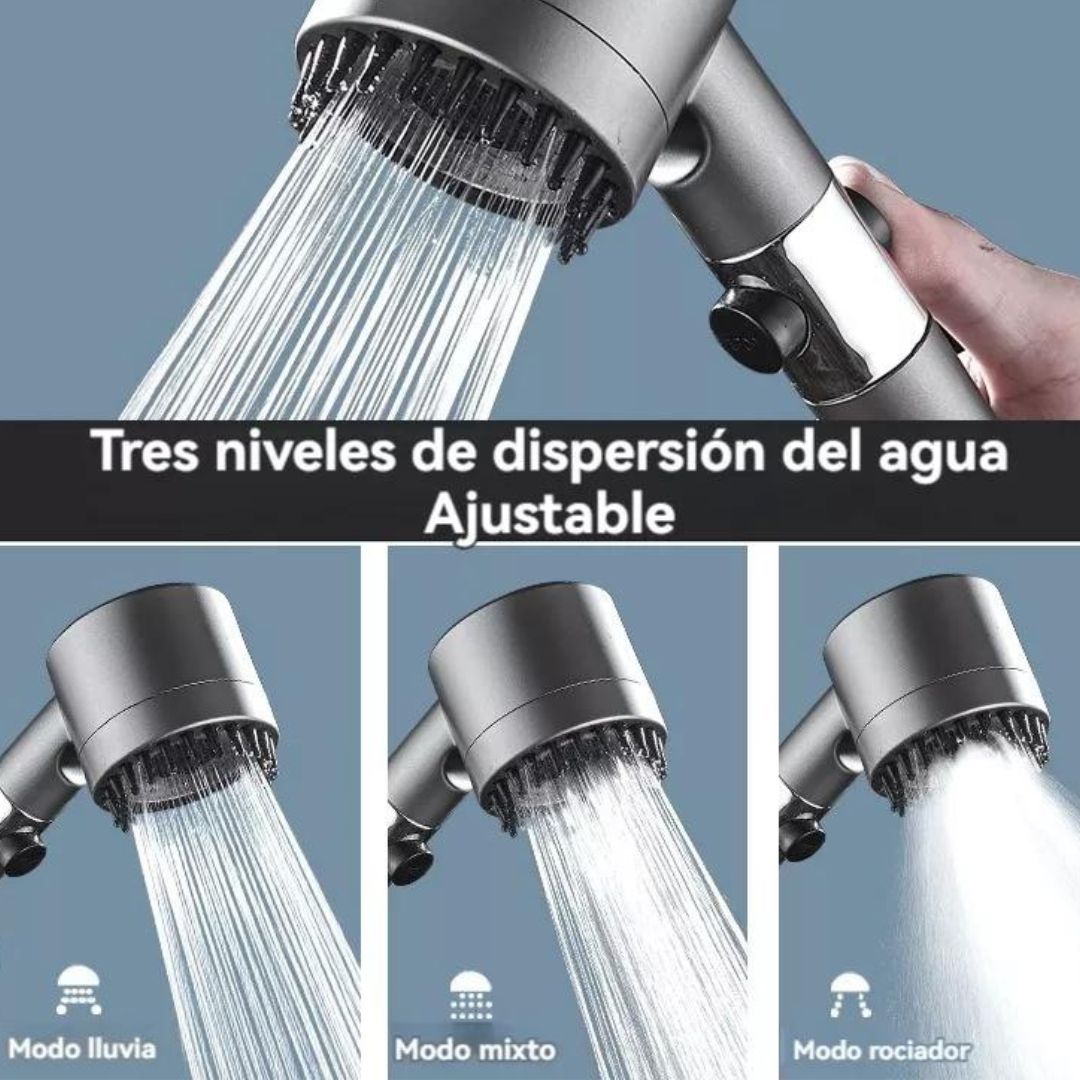 EMPIEZA A DUCHARTE CON AGUA LIMPIA - ION DROPS®️ DUCHA MASAJEADOR 4 EN 1😀