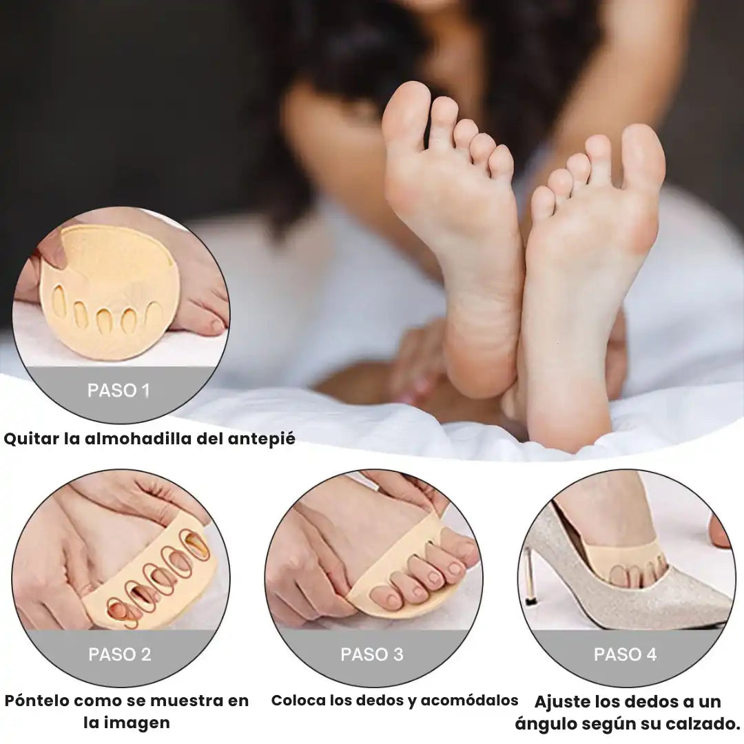 Almohadillas Premium x3. Evita la Fascitis Plantar al usar tacones o estar de pie por mucho tiempo.