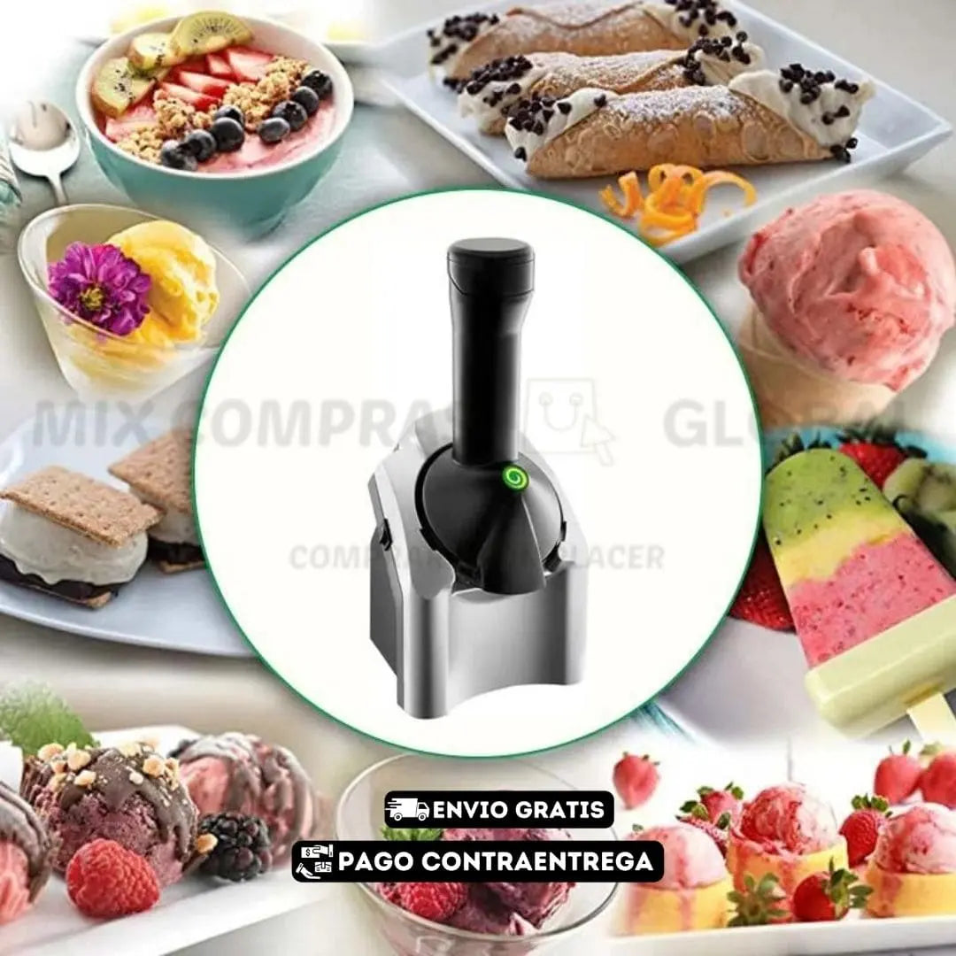 ICECREAM ®️ MAQUINA PARA HACER HELADO 🍨 100% DE FRUTA ➕ E-book con Recetas de Postres Gratis