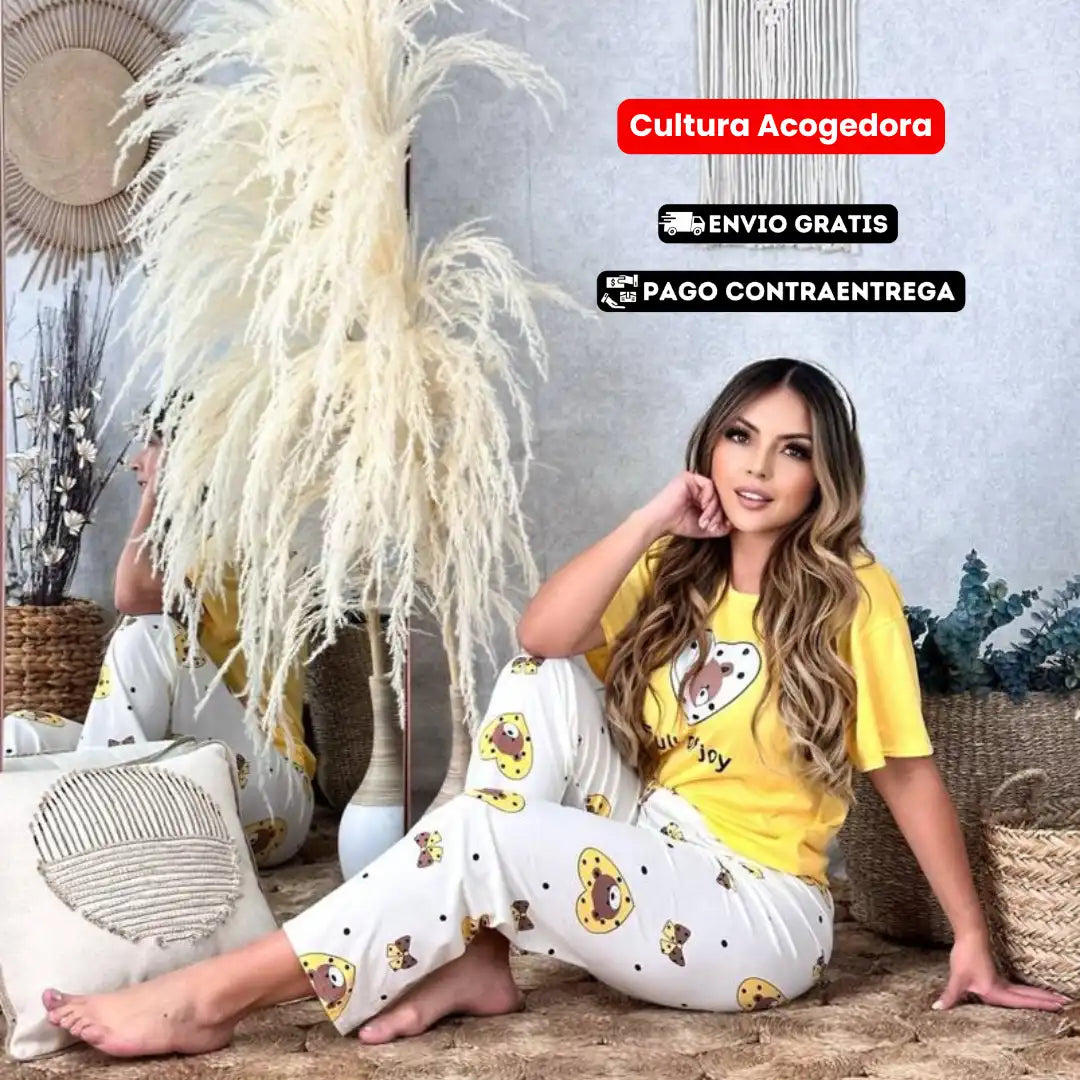 Pijamas Piel Durazno - Cultura Acogedora la ORIGINAL - Hello Kitty AGOTADO🔥