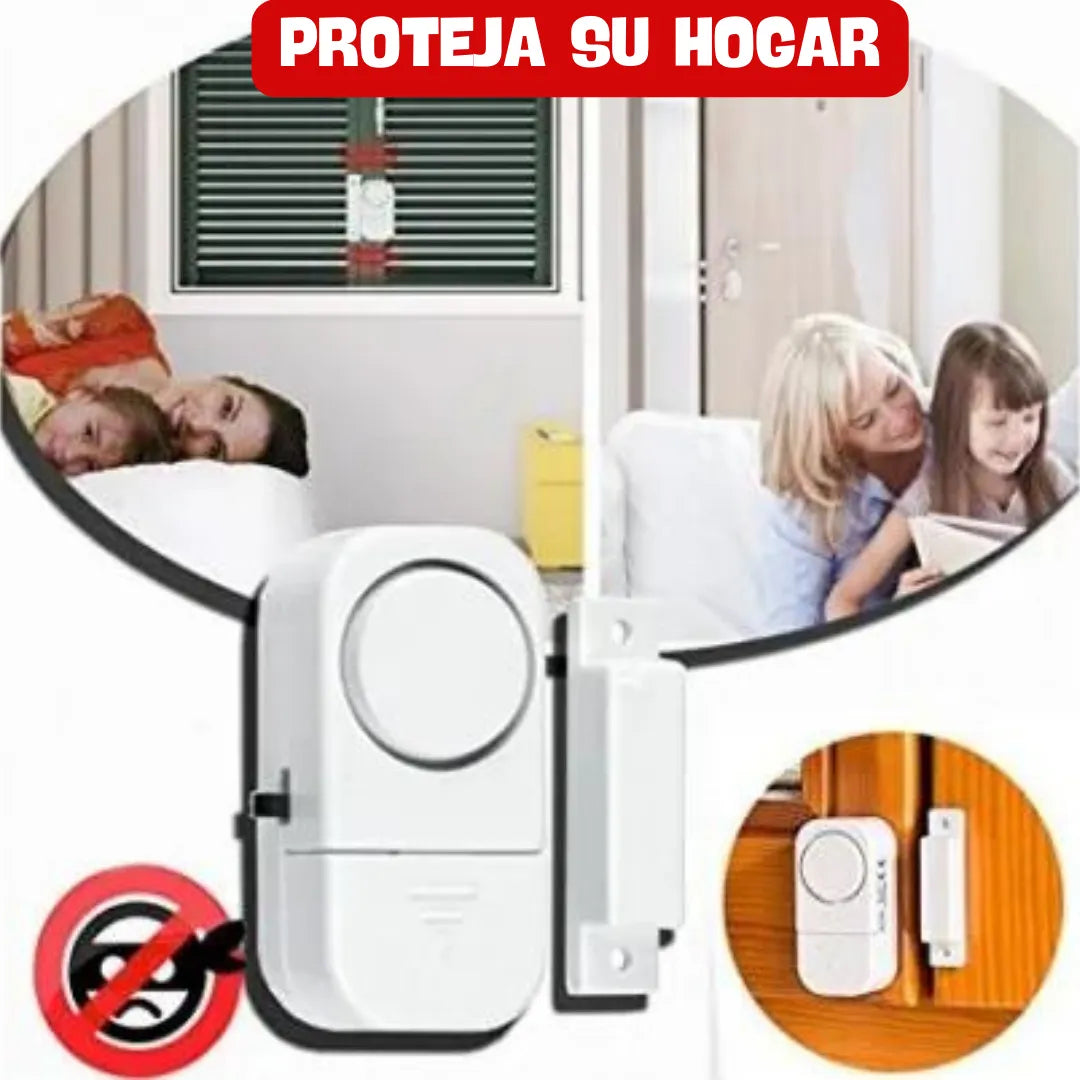 🔥ALARMA PREMIUM CON SENSOR DE PUERTA Y VENTANAS➕ STICKER DE SEGURIDAD 24 HORAS GRATIS 🎁