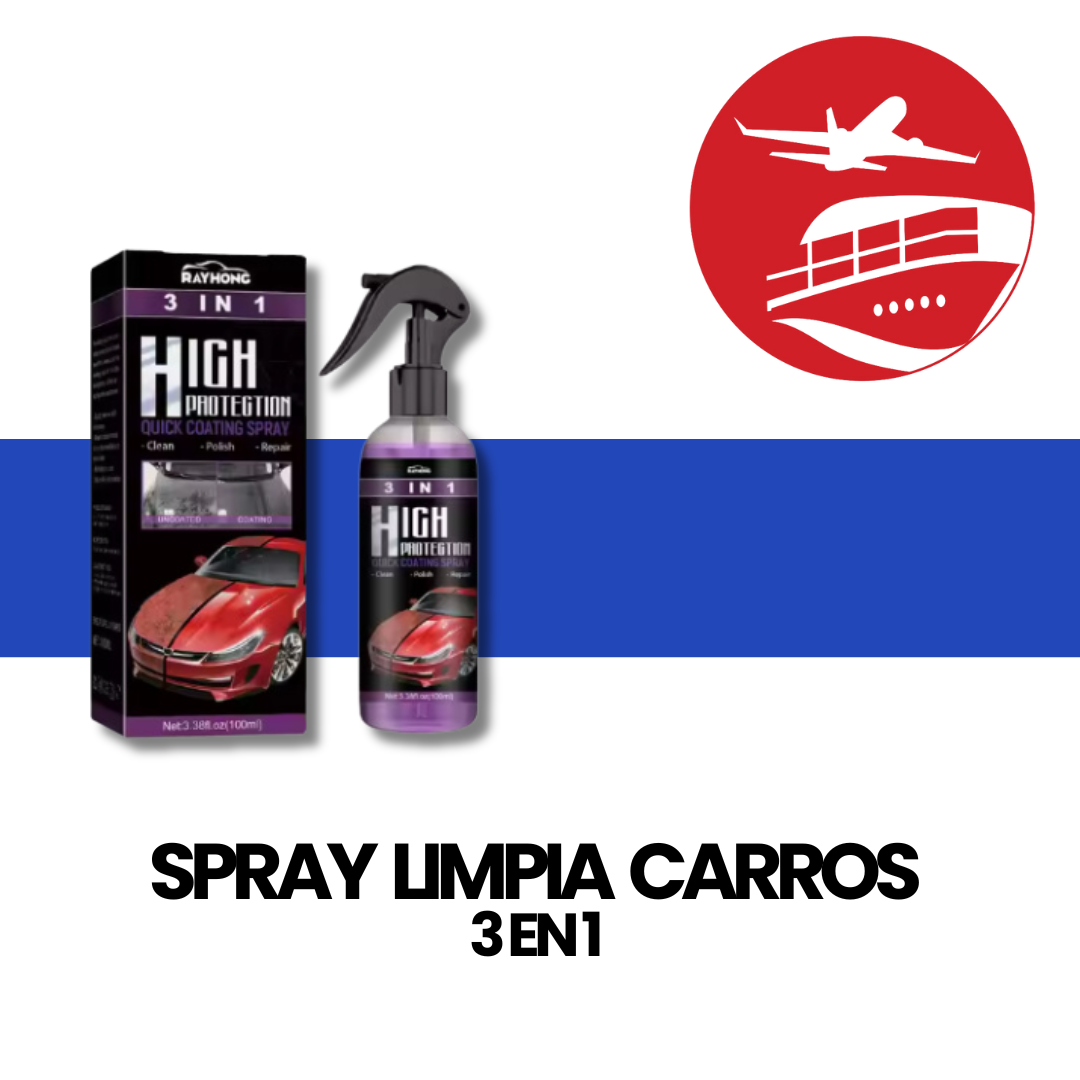 🚗 Spray 3 en 1 - Revestimiento Rápido para Automóviles Nuevo y Mejorado➕Toalla Gratis➕Envio Gratis