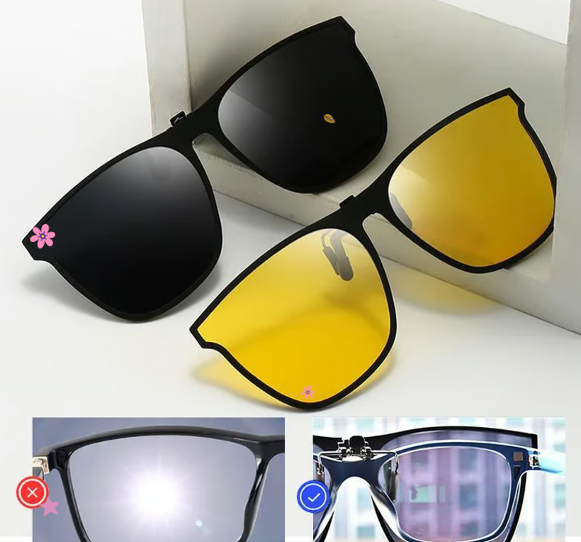 Nuevas Gafas de Sol Abatibles con Clip y Polarizadas➕ENVIO GRATIS