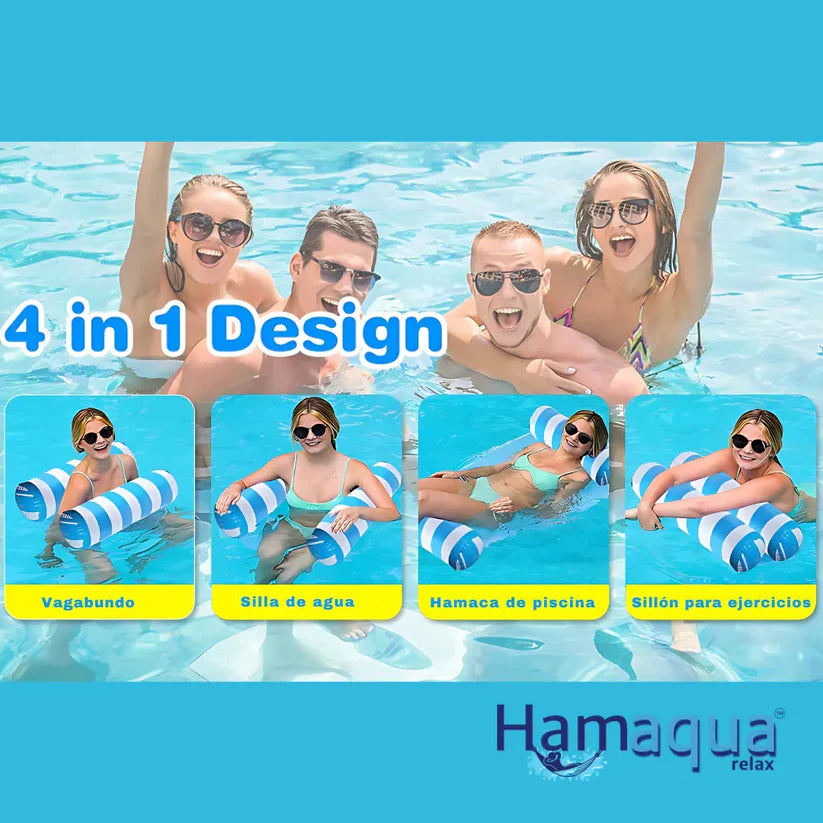 HAMAQUA™️ LA HAMACA FLOTADOR➕Pulsera Repelente X3➕ENVIO GRATIS