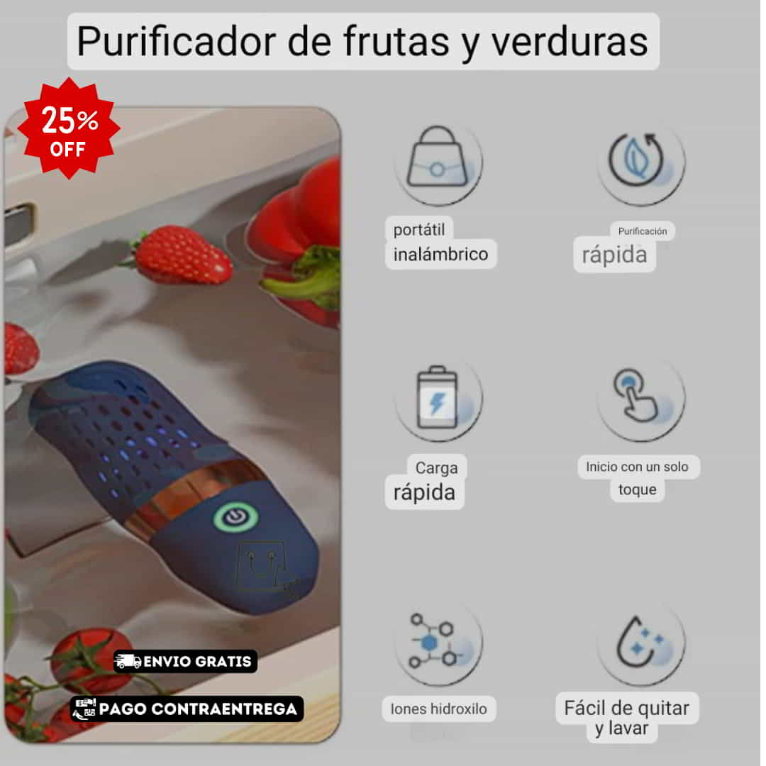 FOODGUARDIAN: LA MEJOR TECNOLOGIA DE PURIFICACION DE IONES PARA TUS ALIMENTOS