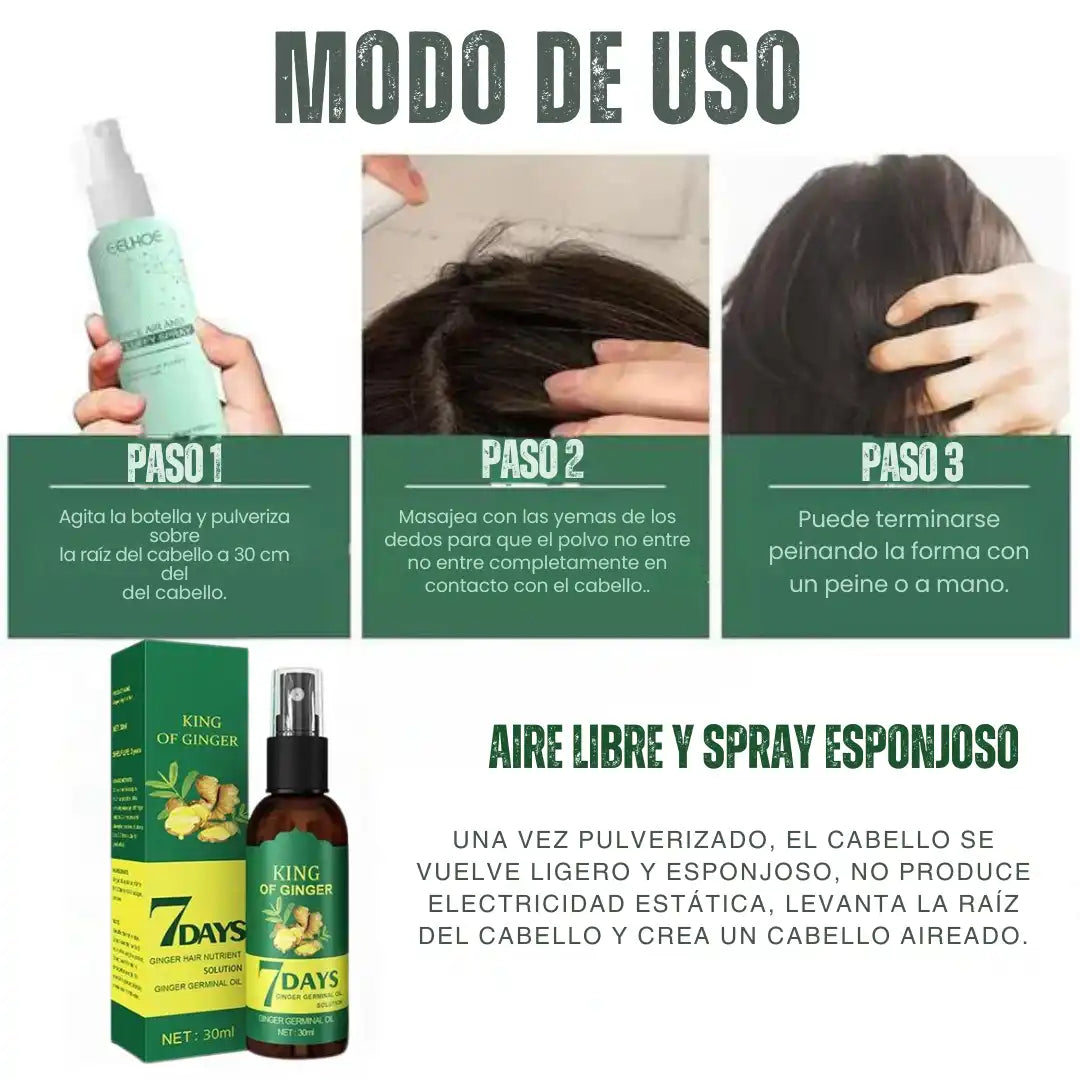 Spray Capilar X3 🤩Cabello Saludable y Hermoso