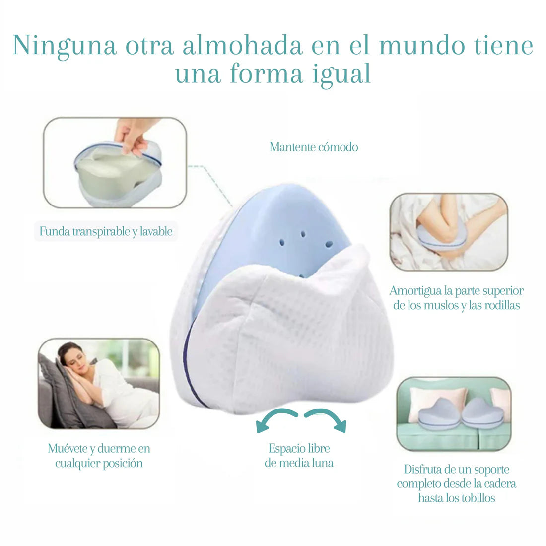 Almohada de Alineación Relaxtotal® - Alivia el Dolor de Cadera y Ciática - Compra 2 x $79.500➕ENVIO GRATIS