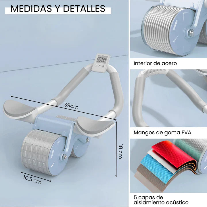 Rodillo Abdominal Con Freno Automatico 100% ORIGINAL