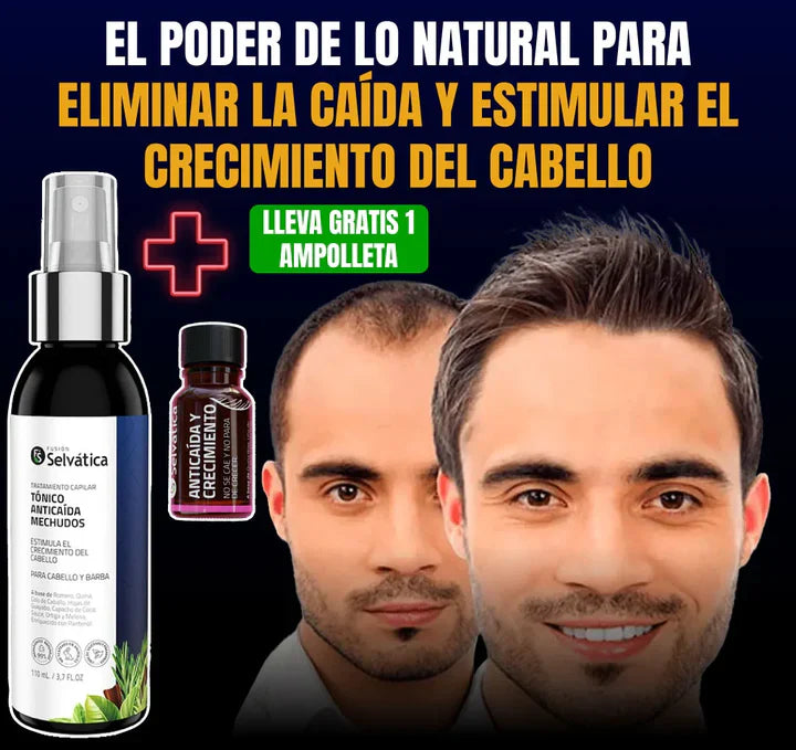 TONICO ANCESTRAL ANTICAIDA DEL CABELLLO➕AMPOLLETA DE CRECIMIENTO GRATIS