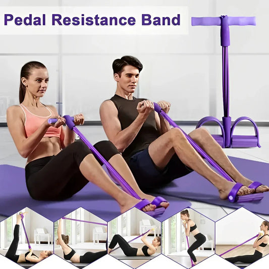 BANDA DE EJERCICIOS CON PEDAL | Flexi Gym ®️➕ENVIO GRATIS