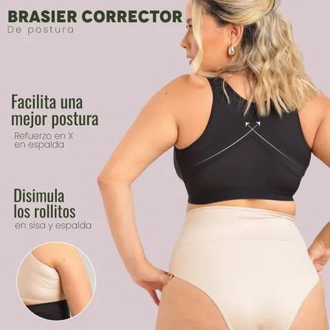 BRASIER CORRECTOR DE POSTURA CON REALCE➕ENVIO GRATIS( OFERTA ESPECIAL 2X1 $84.500)