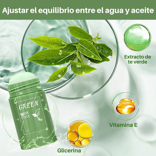 Mascarilla Solida De Te Verde - Anti Acné Pro™ 🌿 OFERTA 2X1 🔥