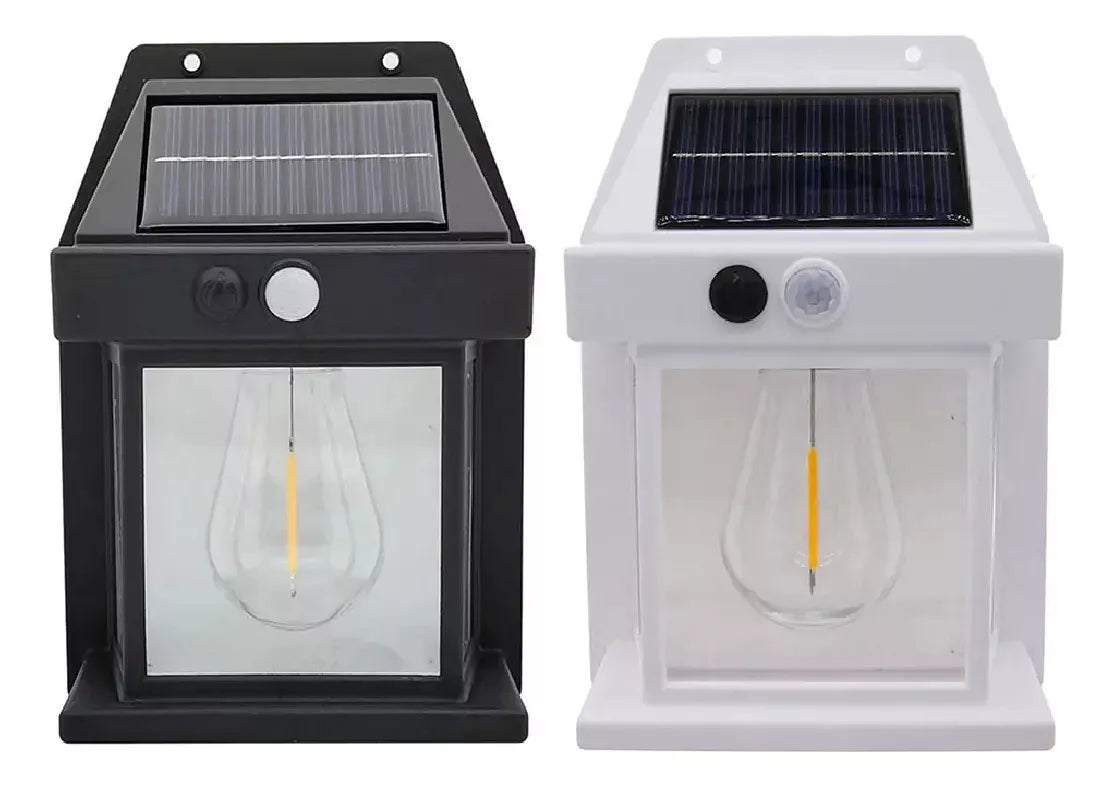 Lampara Solar Exterior Con Sensor Movimiento - Resistente al Agua