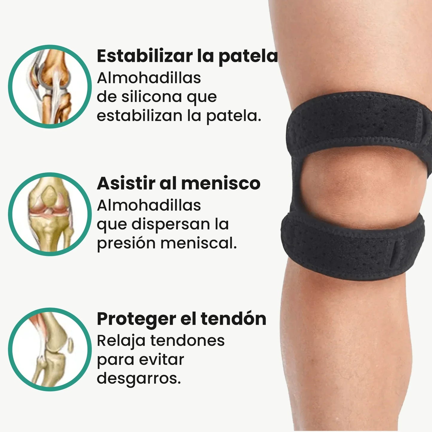 Estabilizador para Rodillas - OrthoPies™ Lleva 2 por 36.250 Cada Rodillera